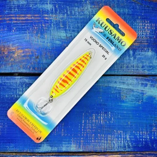 Блесна Vuono Varzuga Special 75мм.25гр. №FR/Fye-S 