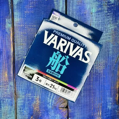 Шнур Varivas Crown Fune X8 200м. №3.0PE (0,285мм.21кг.)