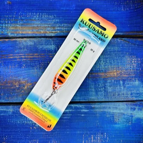 Блесна Suomi 90мм. 30гр. №GR/FYe/FR/BL