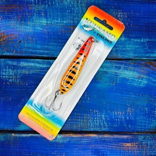 Блесна Suomi 90мм. 30гр. №BL/FR/FO-B, UV 