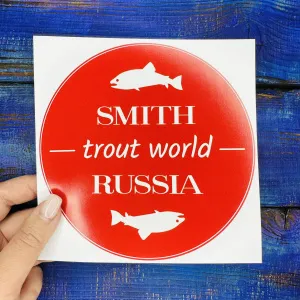 Наклейка SMITH Trout World (d17см.винил)