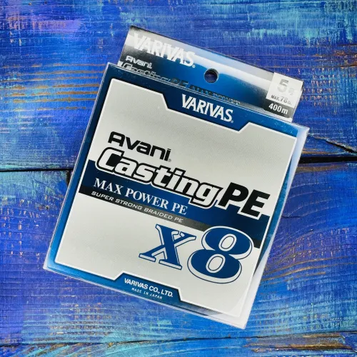 Шнур Varivas Avani Casting PE Max Power X8 №5.0PE, max 78lb. 400м.