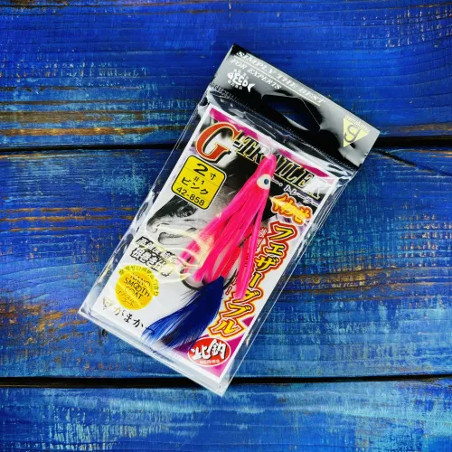 Крючки Assist Hook Octopus G-Trailer Feather Kuwase Double № 2-inch 42-858 #1