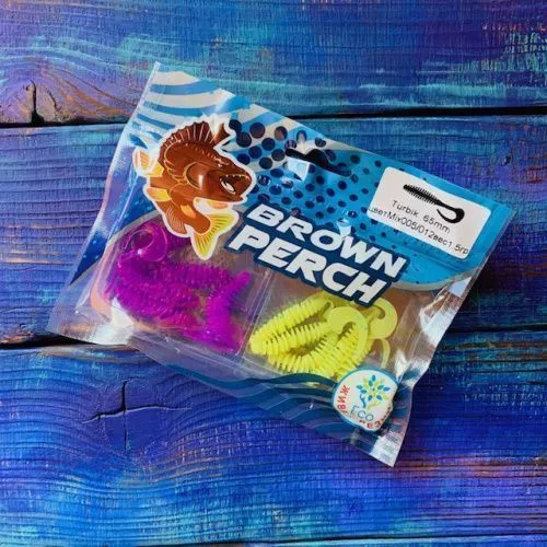 Turbik, приманка силиконовая № (65, 005/012, 10) mix