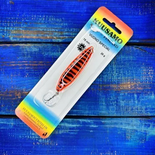 Блесна Vuono Varzuga Special 75мм.25гр. №BL/FR-B, UV