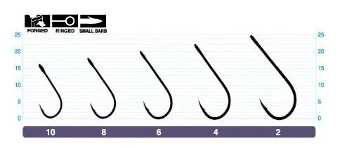 Крючки для блесен S-59 №04 (10шт./упак.пакет)
