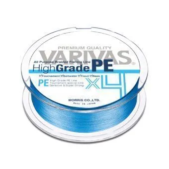 Шнур Varivas High Grade X4 №2.0PE 30lb (0,235мм. 13,6кг.) Blue 100м.
