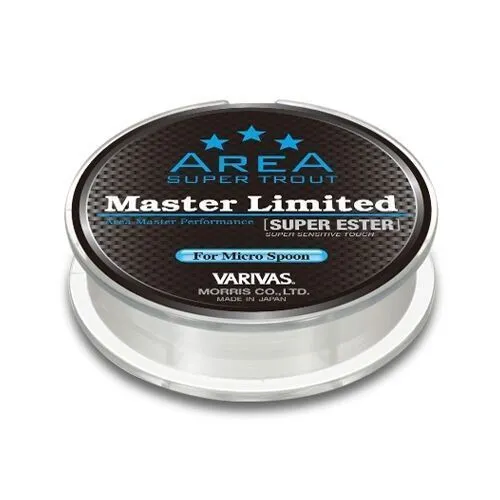 Леска Varivas Area Trout Master Limited Super Ester 150м. №0.5Pe 2,3Lb (0,117мм. 1,04кг.)