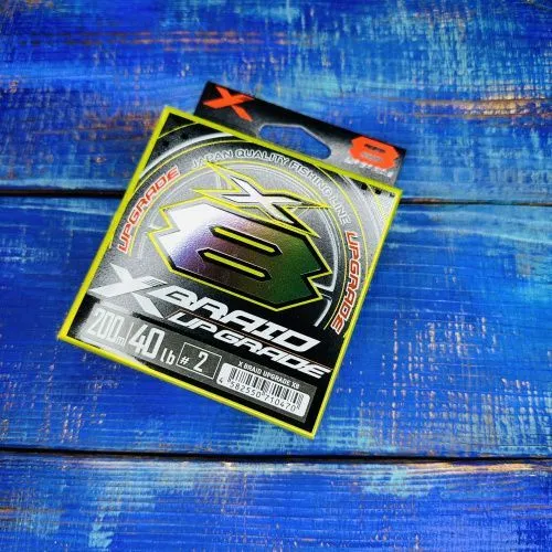 Шнур YGK X-Braid Upgrade X8 №2.0PE 40lb (0,235мм. 18,0кг.) 200м.