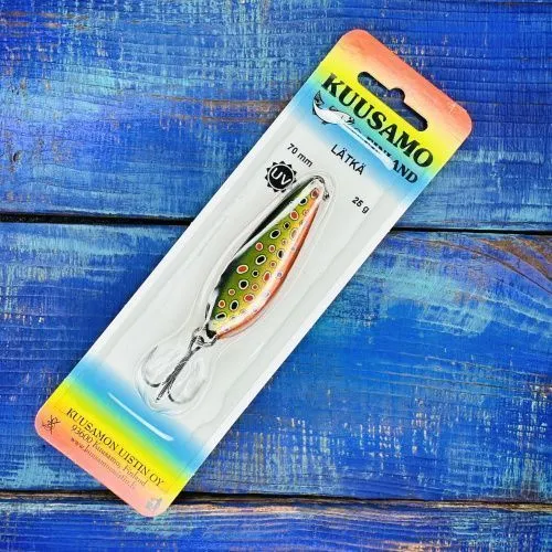 Блесна Latka 70мм.25гр. №BL/GR/G/O-C, UV 