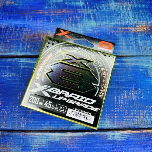 Шнур YGK X-Braid Upgrade X8 №2.5PE 45lb (0,265мм. 20,0кг.) 200м.