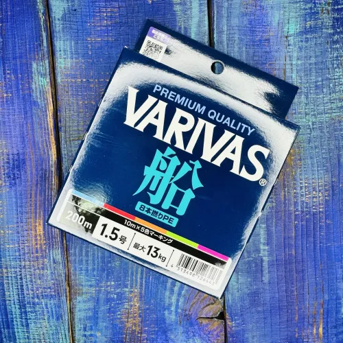 Шнур Varivas Crown Fune X8 200м. №1.5PE (0,205мм.13кг.)