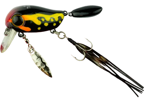 Воблер JACKALL Micro Tappy 54мм. 4,8гр. № makkuro dokugaeru