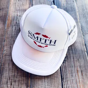 Кепка SMITH M1 белая с белой вставкой (SM-WHRD-04)