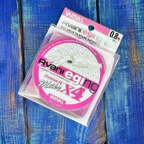 Шнур Varivas Avani Eging Premium Х4 150м. №0.8PE 15lb. (0,148мм. 6,81кг.)