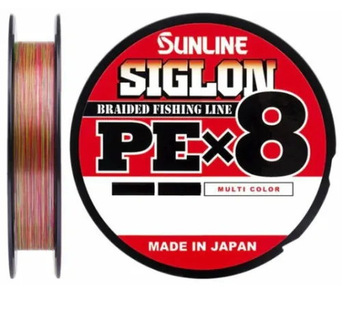 Шнур Sunline Siglon X8 №1.7PE 30lb (0,223мм. 13,0кг.) 150м. multicolor