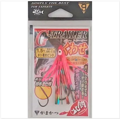 Крючки Assist Hook Octopus G-Trailer AK-118 Kuwase Double 1.5 № Sun 03