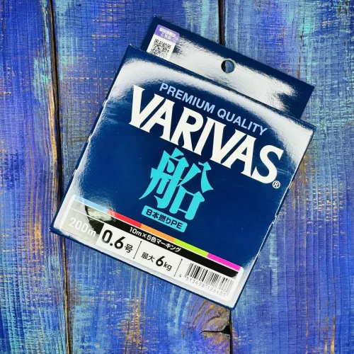 Шнур Varivas Crown Fune X8 200м. №0.6PE (0,128мм.6кг.)