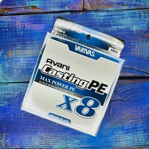 Шнур Varivas Avani Casting PE Max Power X8 №5.0PE, max 78lb. 300м.