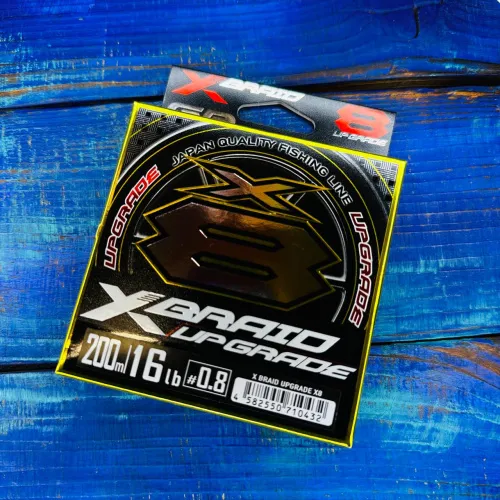 Шнур YGK X-Braid Upgrade X8 №0.8PE 16lb (0,148мм. 7,2кг) 200м.