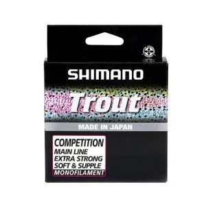 Леска Shimano Trout Competition Mono 150м № (красный 0,12мм.)