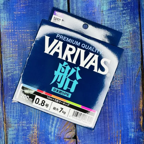 Шнур Varivas Crown Fune X8 200м. №0.8PE (0,148мм.7кг.)