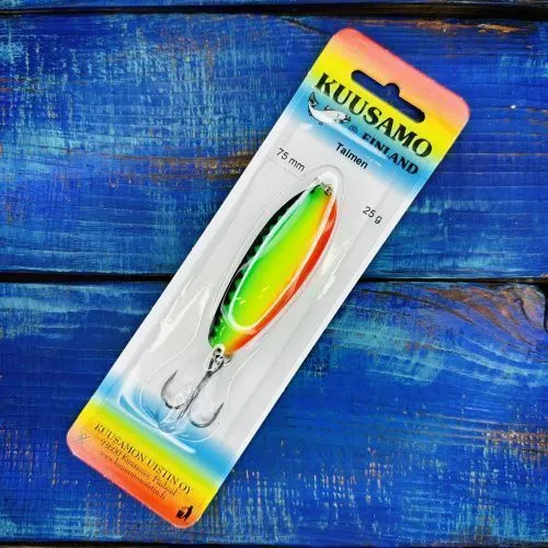 Блесна Taimen 75мм. 25гр. №BL/GR/Fye/FR-S