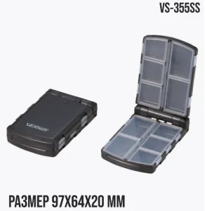 Коробка Meiho VERSUS VS-355SS Pearl Black (97x64x20)