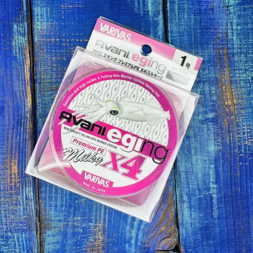 Шнур Varivas Avani Eging Premium Х4 150м. №1.0PE 18lb. (0,165мм. 8,18кг.)