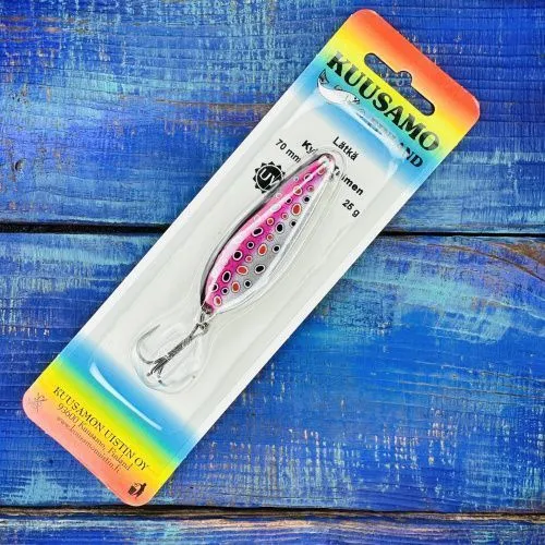 Блесна Latka 70мм.25гр. №BL/Li/S-S, UV 