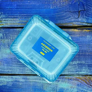 Коробка Meiho AKIOKUN WATERPROOF FB-480 CLEAR BLUE (107x93x35)