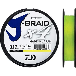 Шнур Daiwa J-Braid X4 135м.