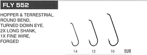 Крючки Fly 552