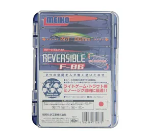 Коробка Meiho REVERSIBLE F-86 Navy (140x104x22)