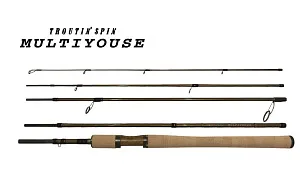 Спиннинг Multiyouse TRMK-805М 5ч. 5,0-18,0гр. Mod.Fast (24t + 30t Graphite, в плотном чехле)