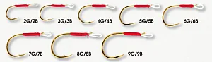 Крючки для воблеров и блесен Assist Hook Vertical Gold